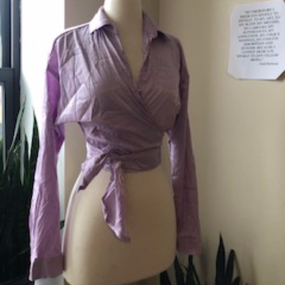 PURPLE BLOUSE
